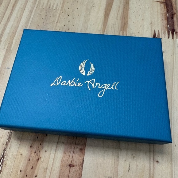 Darbie Angell Multicolor Geometric Mosaic Dangle Earrings 2.25" - Picture 2 of 2